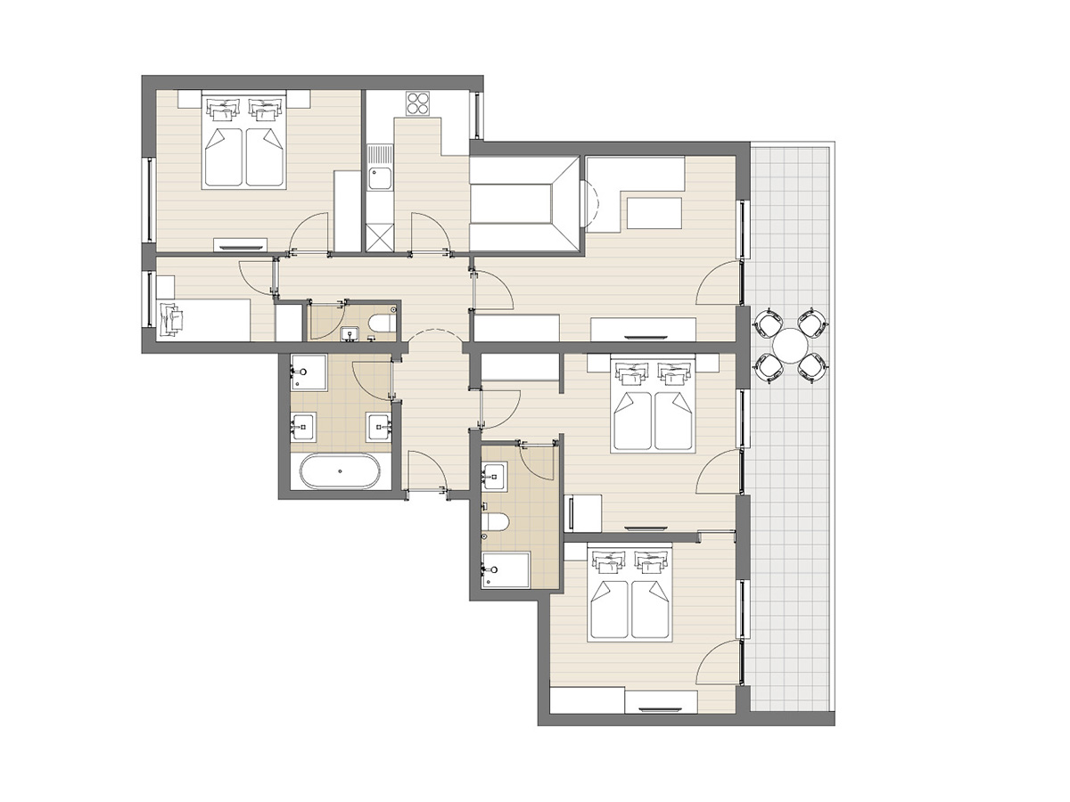 Floor plan Typ D