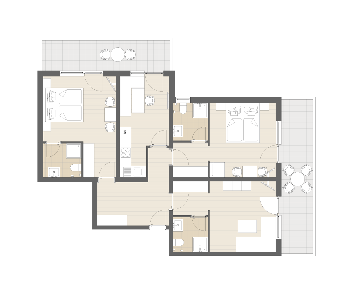 Floor plan typ A
